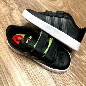 Black Velcro Adidas for toddlers 6c